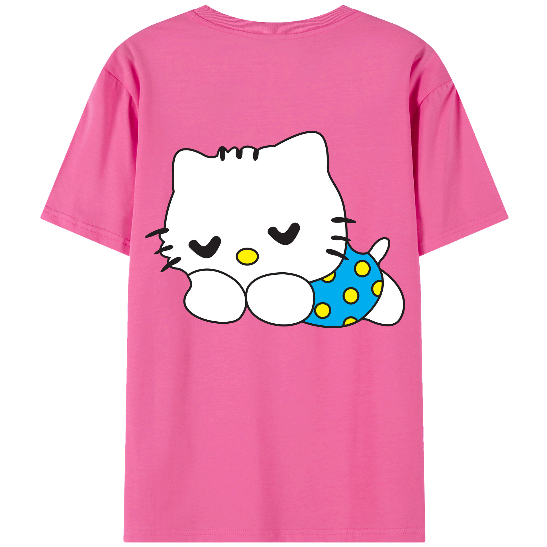 （画像用） Hello Kitty ハローキティ レディース半袖Tシャツ(バックプリント)